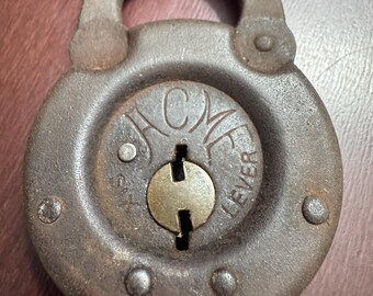 Vintage ACME Six Lever Lock