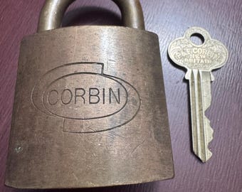 Corbin Lock with Working Key