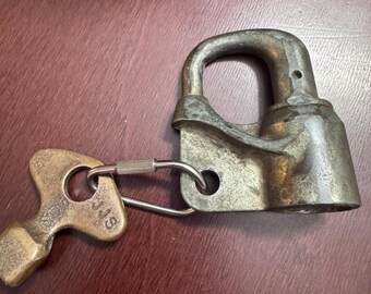 1890’s Railroad Lock with Working Key
