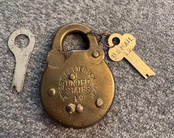US Mail Letterbox Lock with two Working Keys