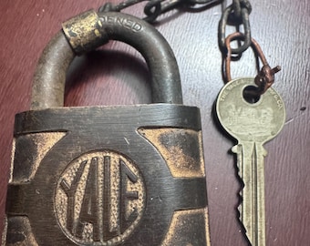 Early 1900’s Yale Lock with Working Key