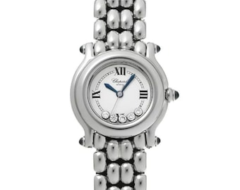 Reloj Chopard Happy Sport 27/8250-23 de cuarzo con diamantes para mujer.