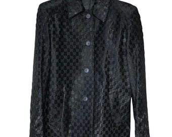 Chaqueta de piel de potro legendaria de GUCCI Tom Ford 42 Mujer Hombre Unisex