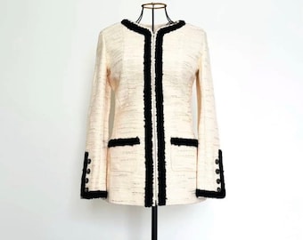 Chaqueta de tweed Chanel talla 36
