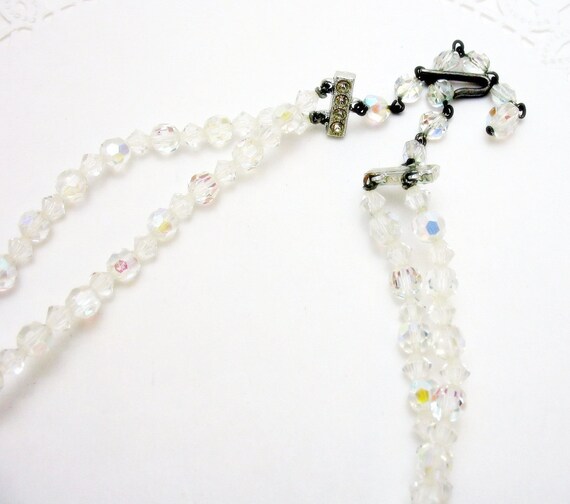 Aurora Borealis Double Strand Unsigned Necklace V… - image 7