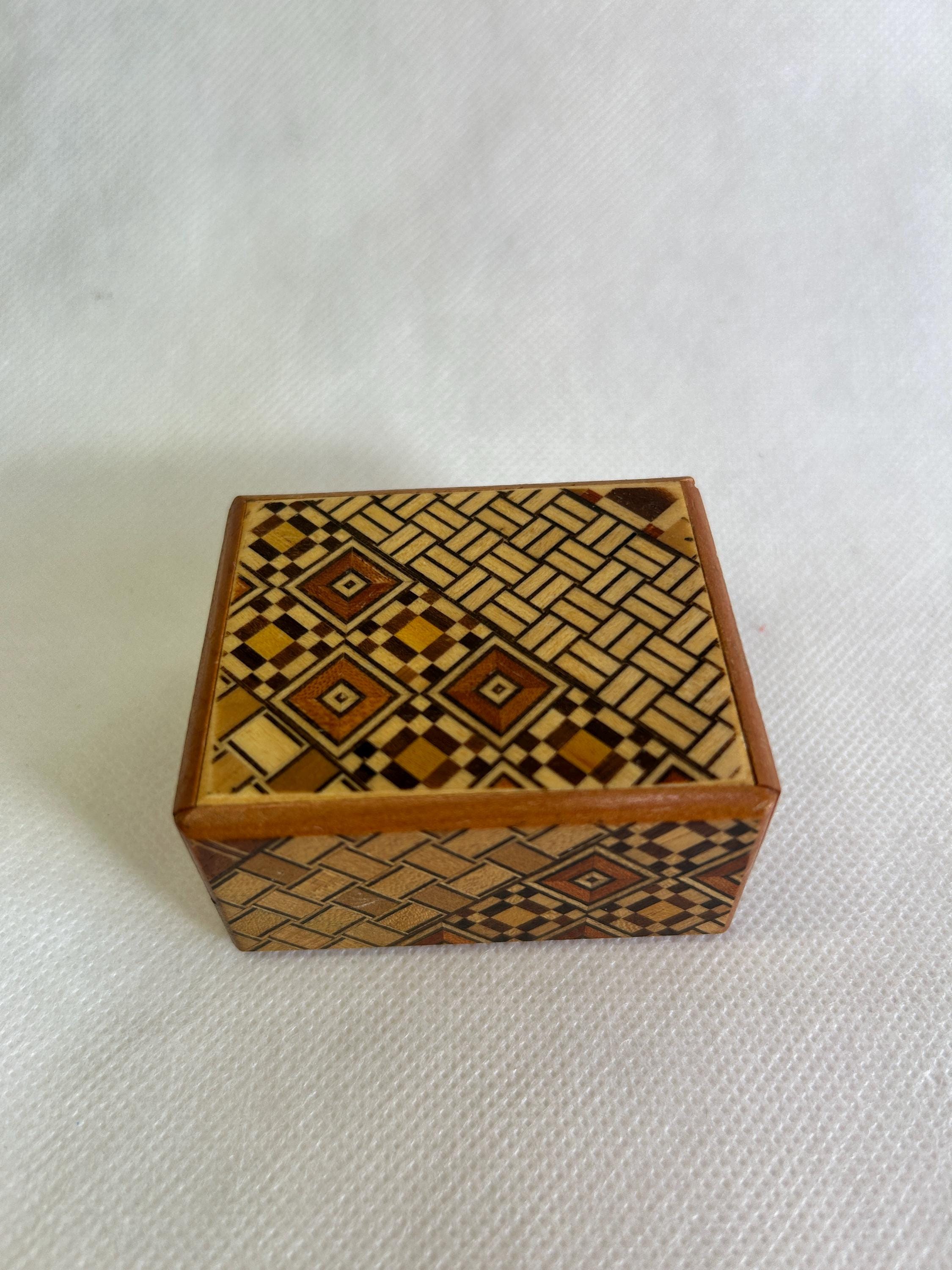 Vintage Japanese Puzzle Boxes - Etsy