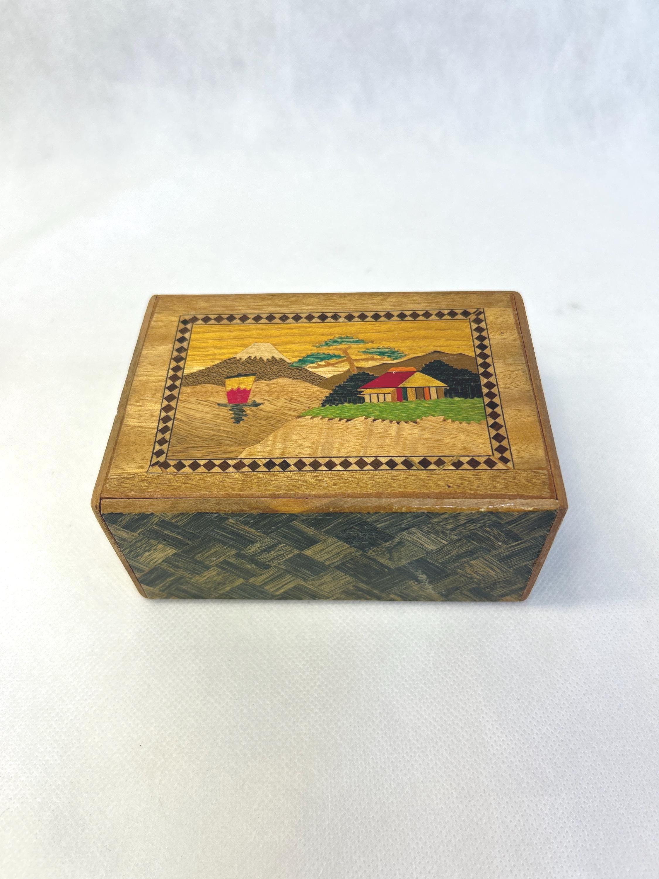 Vintage Japanese Puzzle Boxes - Etsy