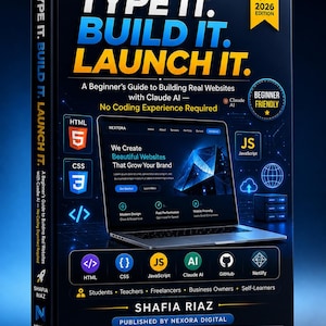 AI Web Design Ebook - Beginner guide, No-Code Digital PDF Guide for Kids, Teens & Adults