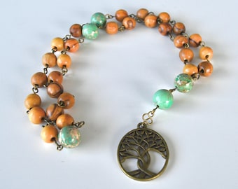 Episcopal/ Anglican Prayer Beads named Nature is Imagination Itself.  Inspired by William Blake