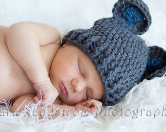 Baby Beanie Hat, Crochet Baby Hat, Boys Hat, Girls Hat, Beanie Hat, Newborn Hat, Ready to Ship