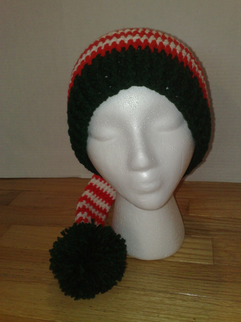 Elf Hat Newborn Baby Hat Ready to Ship Boy Hat Girl Hat Crochet Hat Christmas Hat