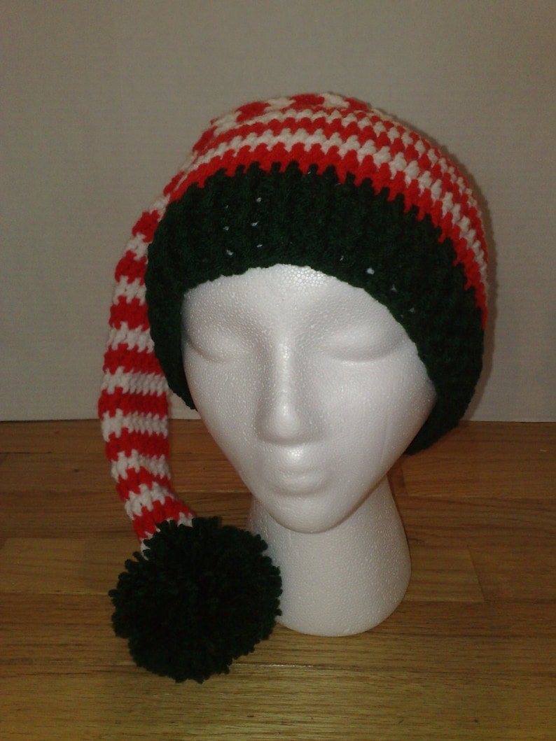 Elf Hat Newborn Baby Hat Ready to Ship Boy Hat Girl Hat Crochet Hat Christmas Hat