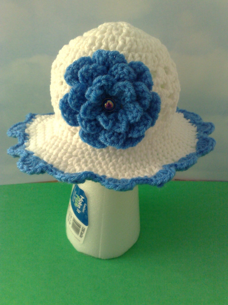 Spring Hat Summer Hat Crochet Summer Hat Aloha Crochet Hat Girls Hat Ready to Ship Sun Hat Toddler Hat Newborn Summer Hat