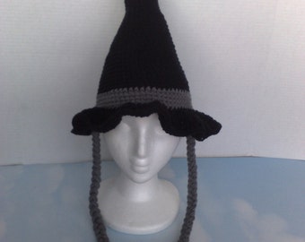 Witch Hat, Witch Costume Hat, Halloween Hat, Wizard Hat, Adult Witch Hat, Teens Witch Hat, Newborn Witch Hat,Crochet Witch Hat,Made to Order