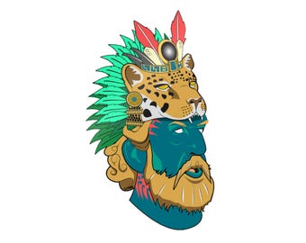 Brent Hinds Jaguar God Sticker | Clear