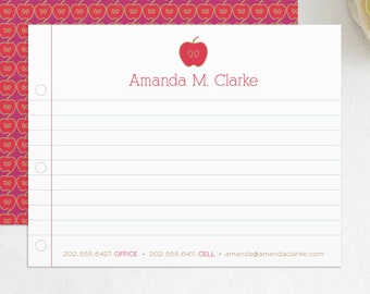 Teacher Stationery Template Teacher Pencil Digital Files | Etsy