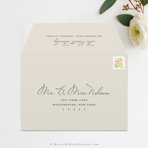 Custom Printed Envelopes, Guest Addressing, Recipient Addressing, Return Address Printing, A7, A2,4Bar Envelopes, White Ink Envelopes, Blank image 6