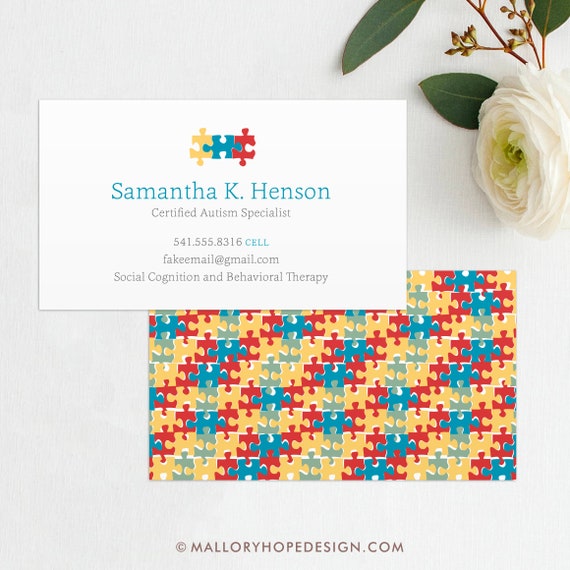 Paper & Party Supplies Paper Teacher Daycare Puzzle Pieces Business