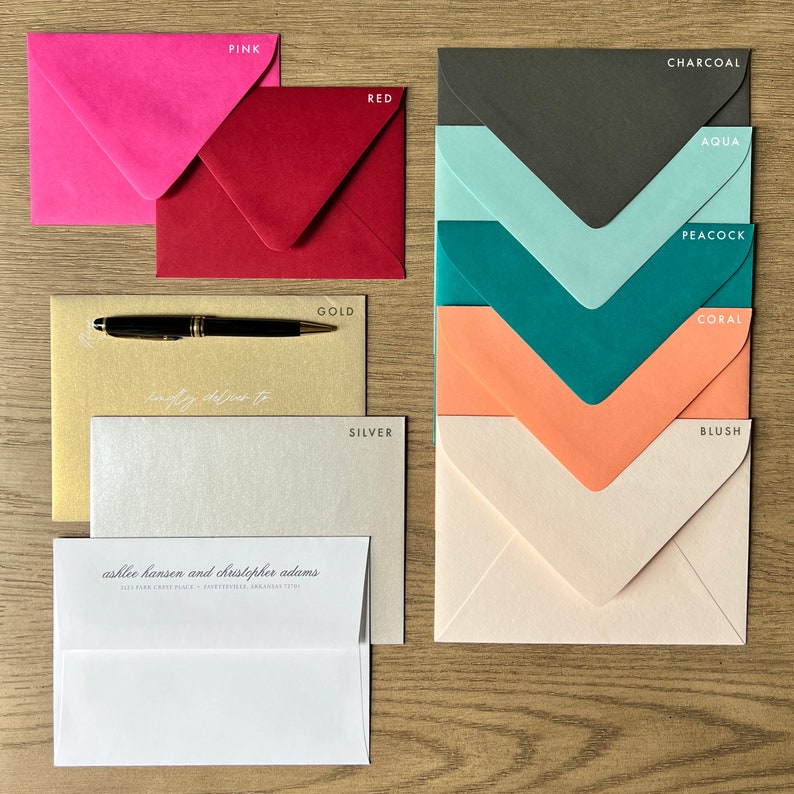 Custom Envelope Liners for Square Flaps Only Assembly Etsy