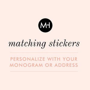 2 Round or Square Stickers, Envelope Seals, Return Address Labels, Wedding/party favor Labels, Logo Stickers, Monogram Stickers image 1