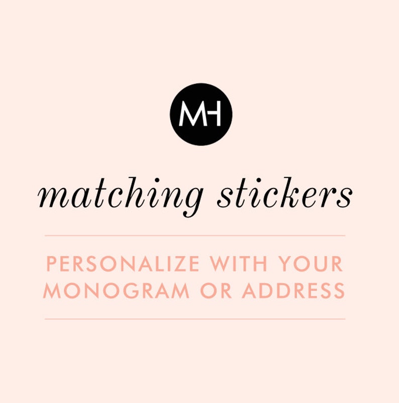 2 Round or Square Stickers, Envelope Seals, Return Address Labels, Wedding/party favor Labels, Logo Stickers, Monogram Stickers image 1