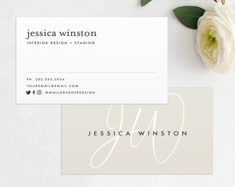 event planner business cards Modern Business Card Printed, Custom Calling Card, Minimalistic Card, Minimal Business Cards, Event Planner, Calling Cards, Business Cards