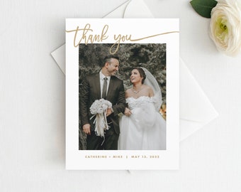 Handwritten Wedding Photo Thank You, Photo Thank You, Thank You, Wedding Photo Thank You Card, Bridal Thank You, Custom Thank You