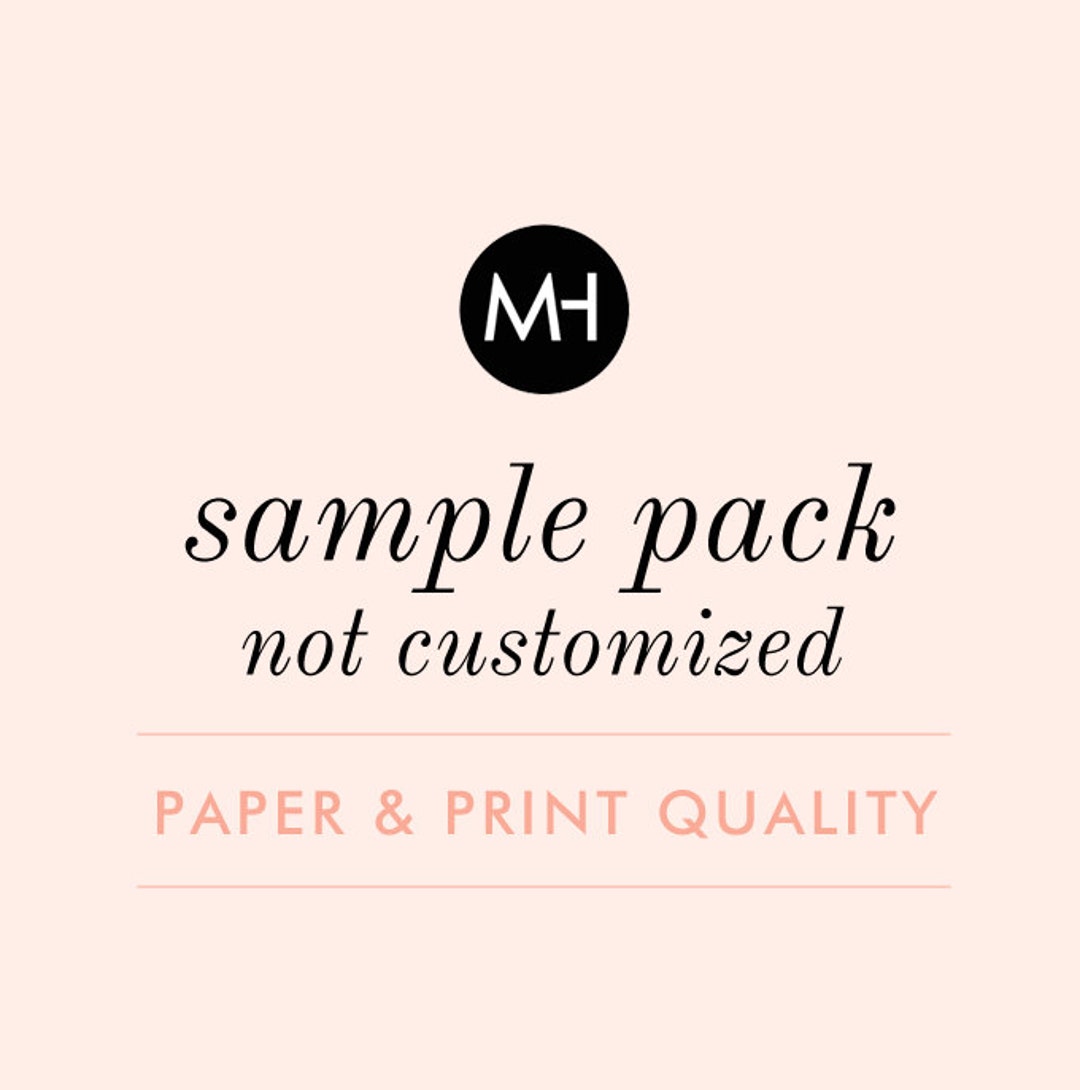 Customizable sample packs