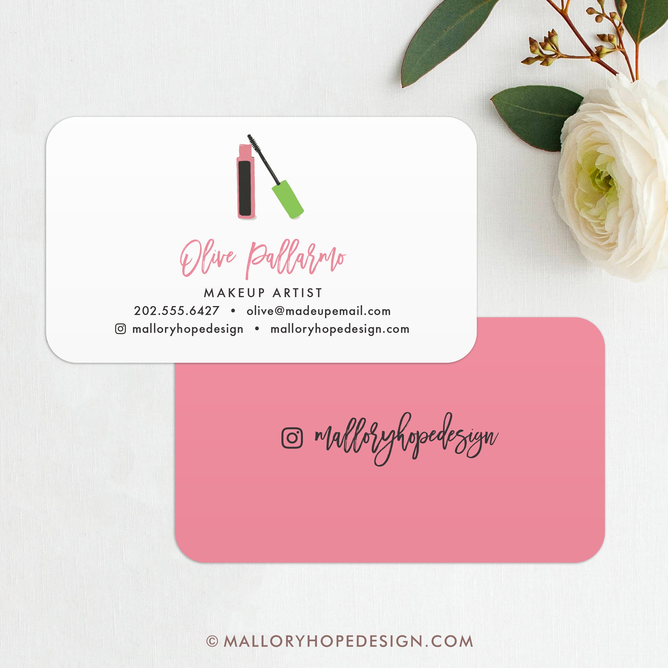 Tarjeta de presentación de maquillador tarjeta de - Etsy España Tarjeta de presentación de maquillador tarjeta de - Etsy España