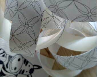 Paper Chains Sukkah Decorations-Sukkot Holiday Crafts-Flower of Life-Coloring Template-Decorating Ideas-Jewish Art-Activity-INSTANT DOWNLOAD