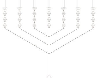 MENORAH Jerusalem Temple-Design To Print Color-Holiness Meditative Activity-Holy Symbols-Sacred Jewish Art Symbol-Pdf-Coloring Page-HALELUYA