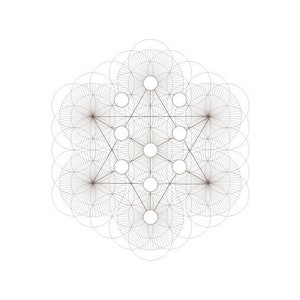 Ten Sefirot Coloring Page Printable-10 Sephiroth-Tree of Life-Kabbalah Kabbalist-Sacred Geometry Symbol-Jewish Art-A4 Size-DOWNLOAD HALELUYA