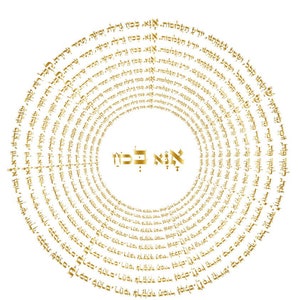 ברכת אנא בכח-Ana BeKo&#39;ach Prayer Wall Decor-Hebrew Blessing-Divine Providence-Frame Printable Gold A3 Print-PDF-Jewish Art-DOWNLOAD HALELUYA