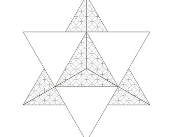 Merkaba Merkabah-Merkavah-Kabbalah Wall Art Décor-Sacred Geometry-printable Geometric Coloring-A4 PDF-Star Tetrahedron-DOWNLOAD HALELUYA