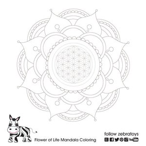 Flower of Life Coloring Book_sacred Geometry Mandalas-spiritual ...