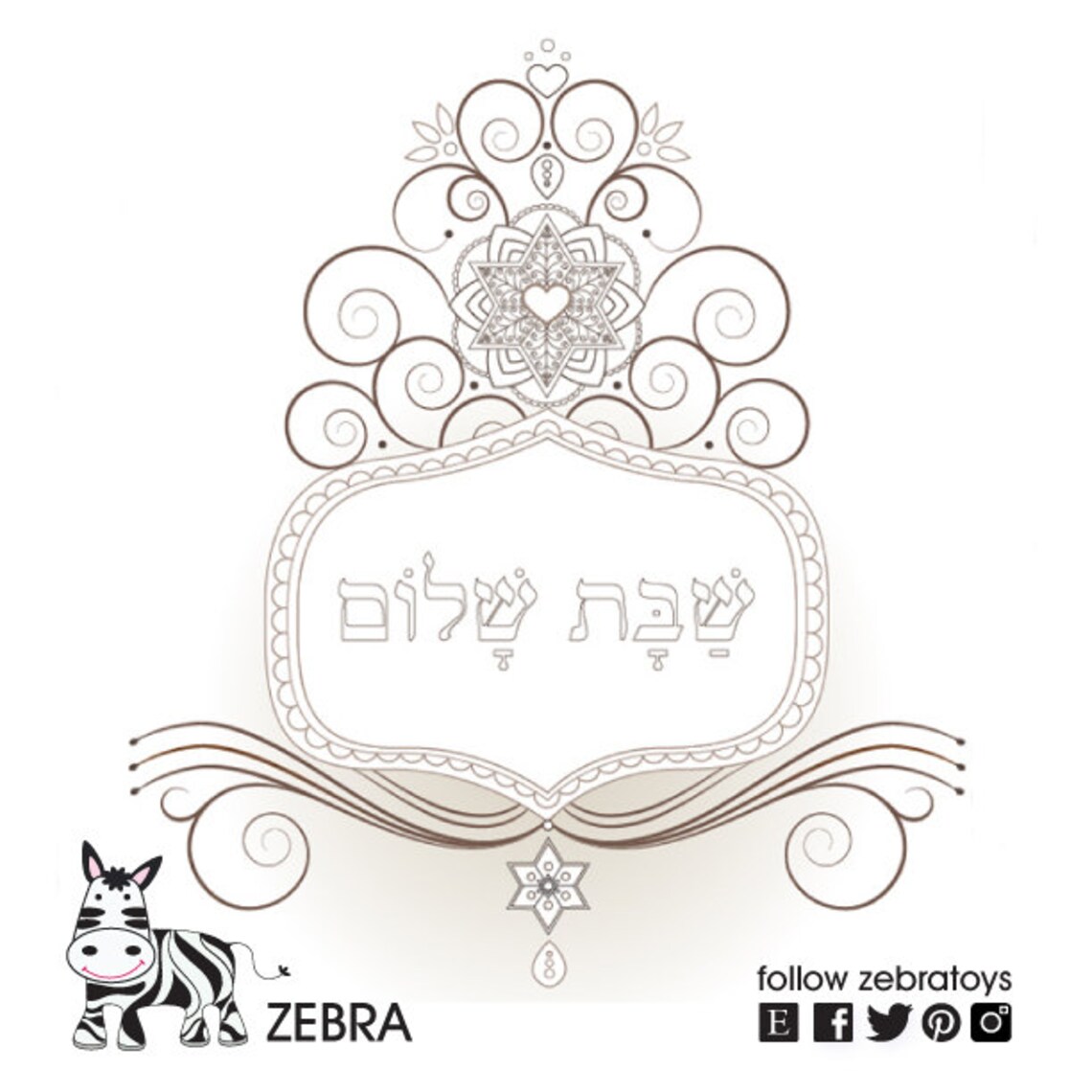 Healing Coloring Book-jewish Girls 5 Printables-star of David-shabbat ...