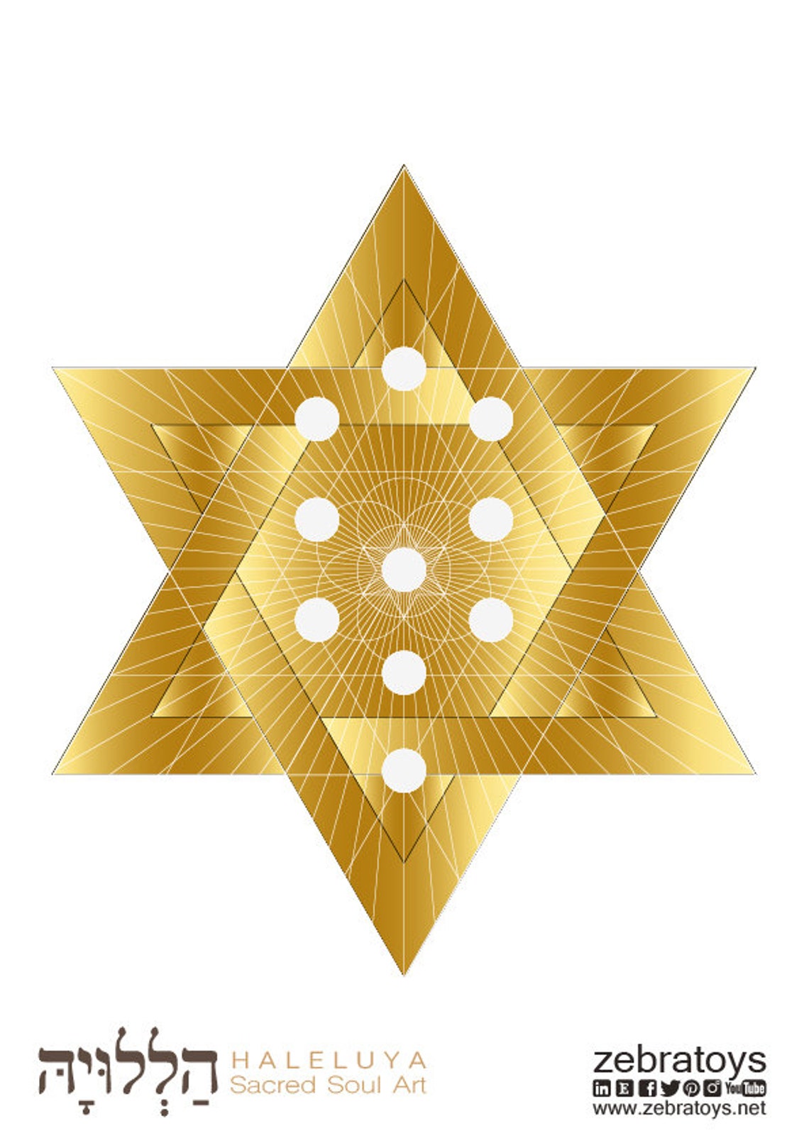 Star Décor Paper Template-3d David Stars Ornaments-craft - Etsy
