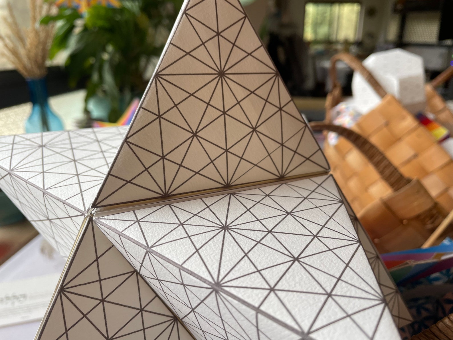 Merkaba 3D Papercraft Merkavah Template-pdf-printable DIY Model ...