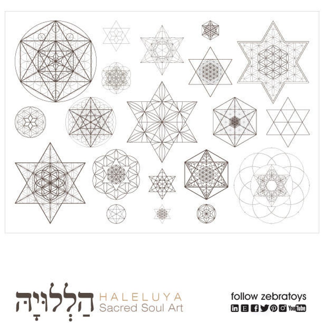 Star of David Poster to Color-large A3 Paper-jewish Art Printable ...
