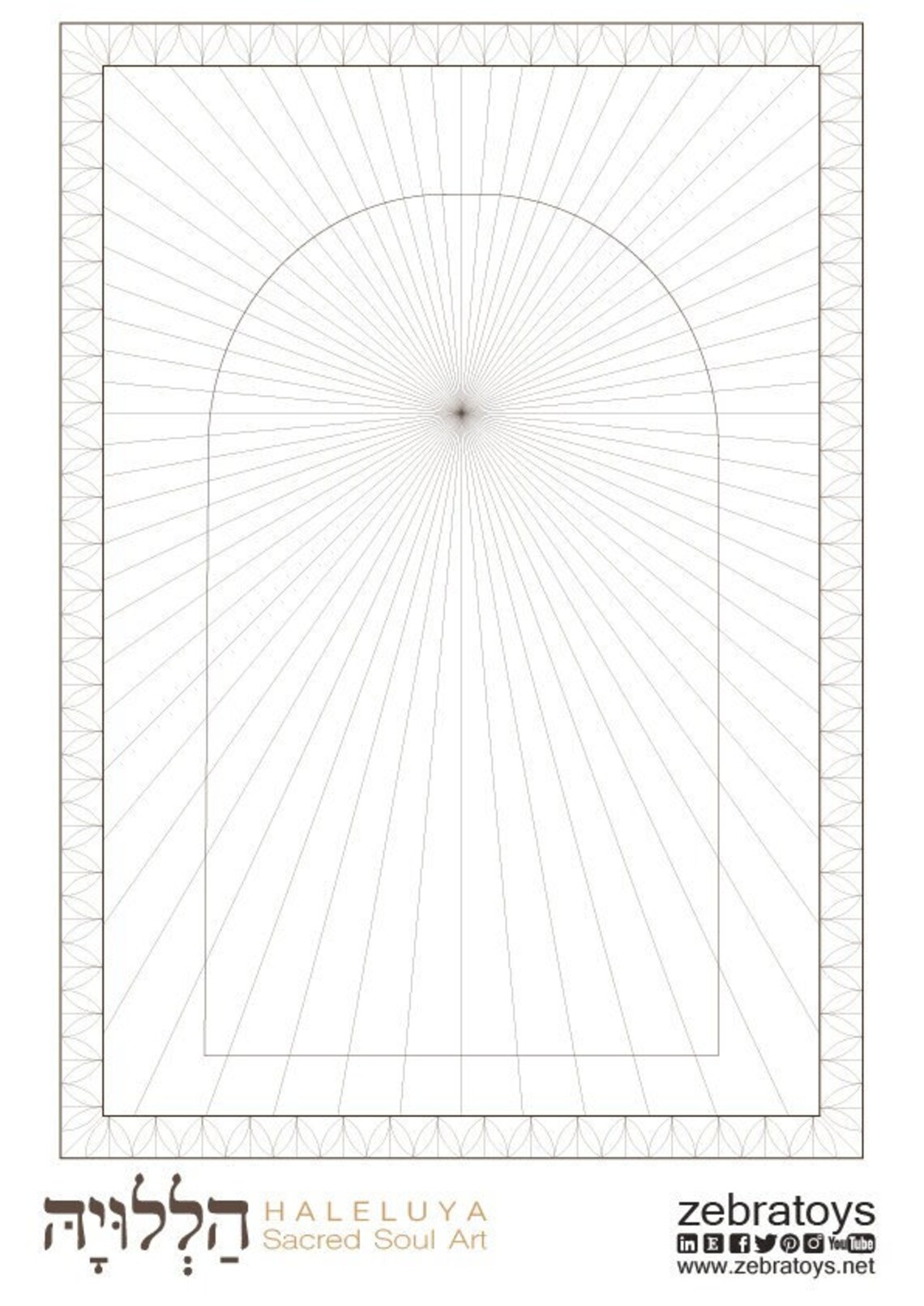 Blank Arch Printable Template for Prayers and Blessings-sacred - Etsy