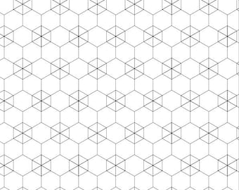 May include: A black and white geometric pattern consisting of repeating hexagons with internal lines forming a star shape. The bottom left corner features Hebrew text, while the bottom right displays the text zebratoys and social media icons.