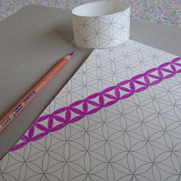 Flower of Life Pattern Paper-coloring Page Printable-sacred - Etsy