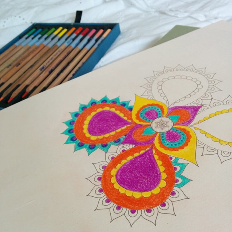 Jewish Soul Boho Mandala-Healing Meditative Art Coloring ...