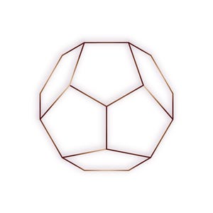 Dodecahedron Print-Platonic Solids-Art Therapy-Geometric Decor-Crafts Ideas-Sacred Geometry-Easy to Print PDF-INSTANT DOWNLOAD