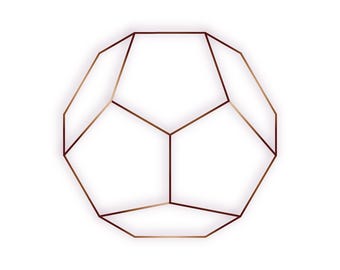 Dodecahedron Print-Platonic Solids-Art Therapy-Geometric Decor-Crafts Ideas-Sacred Geometry-Easy to Print PDF-INSTANT DOWNLOAD
