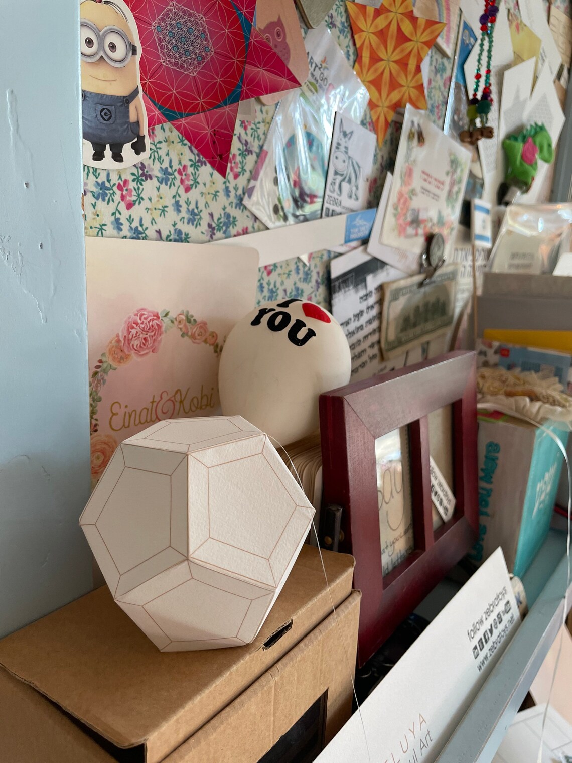 Dodecahedron 3D Papercraft Template Pdf-platonic Solids-blank Gold ...