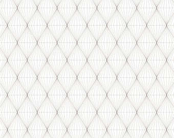 Puede incluir: Un patrón geométrico en blanco y negro con una forma de diamante que se repite. El patrón está formado por líneas finas que crean una sensación de profundidad y dimensión. El texto "HALLELUYA Sacred Soul Art" y "zebratoy" se encuentra en la parte inferior de la imagen.