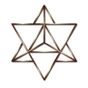 Merkaba מרכבה Merkavah-Copper Wall Décor Art-Star Tetrahedron-Sacred Geometry Print-A4 Size-PDF-Gift Ideas-Kabbalah-HALELUYA DOWNLOAD