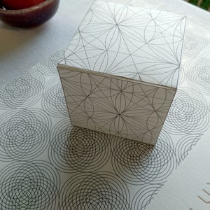 Hexahedron 3D Papercraft Template Pdf-platonic Solids-printable Model ...