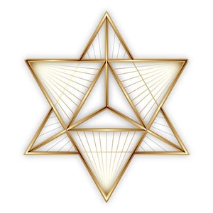 Merkaba Sacred Geometry Art-Merkabah-Merkavah-Kabbalah Wall Décor-Activation Print-A4 PDF-Geometric Star Tetrahedron-DOWNLOAD HALELUYA